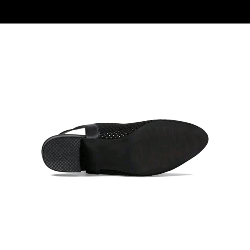 David Tate Women's Glenna Stretched Fabric Slingback Pump Sandals - Black - Picture 4 of 9
